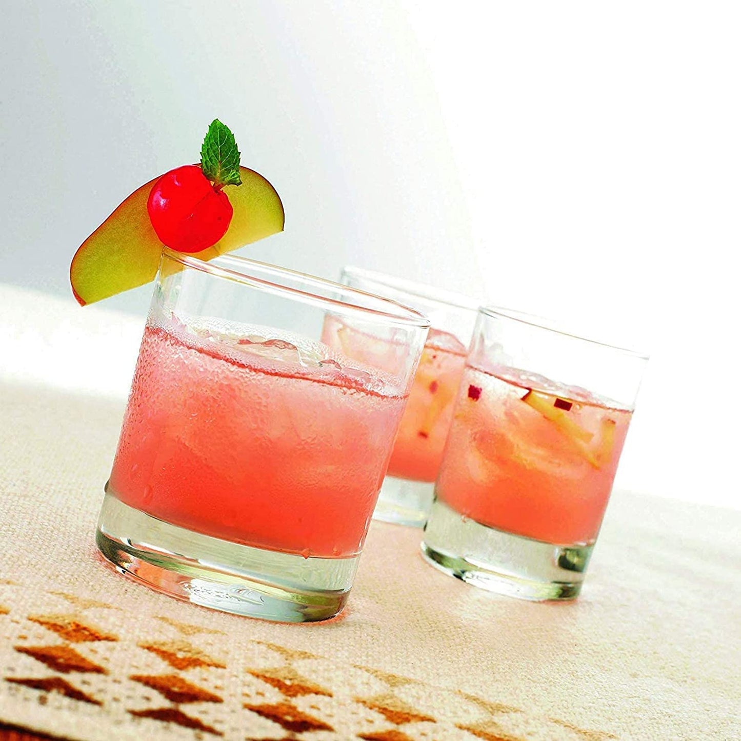 Ocean San Marino Rock, 290 Ml. | Soda Lime Glass | Set of 6 | Clear & Transparent | Used for Holding and Serving Water, Mocktails, Cocktails, and Other iced Beverages |Home Party, Offices