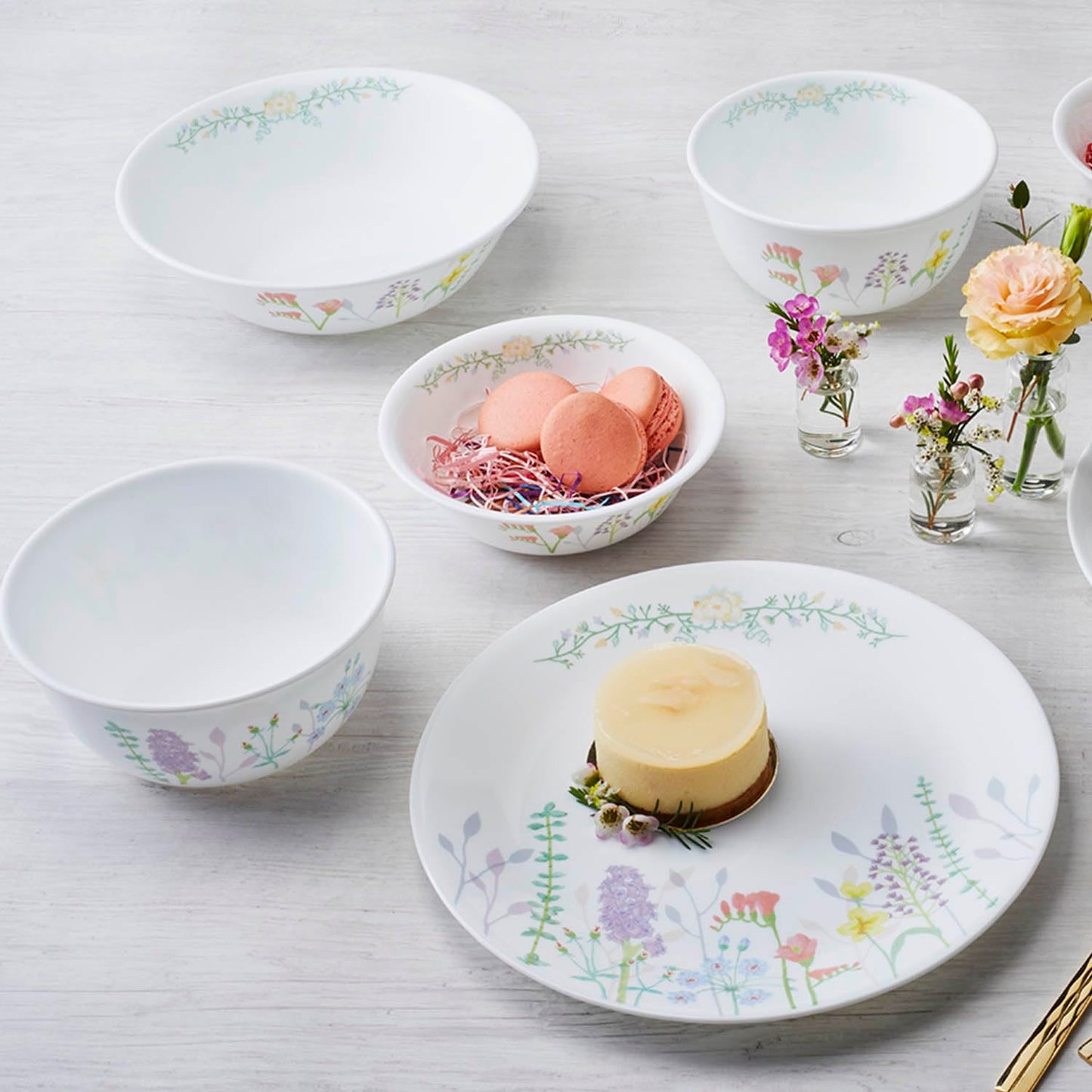 Corelle Blooms 30 Pcs Dinner Set