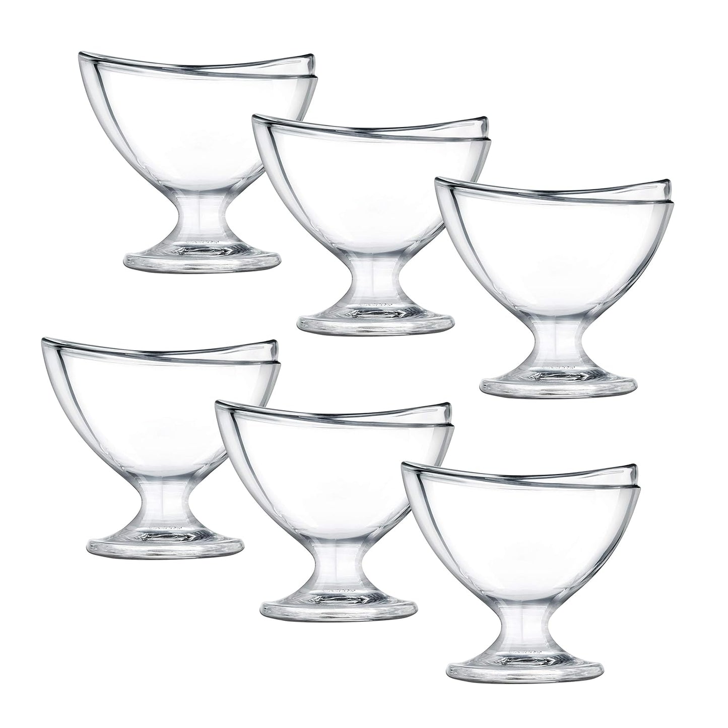 Ocean  Delight Dessert Ice Cream Cup 160 Pack of 6 Clear