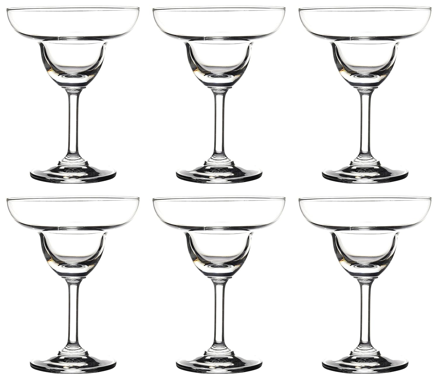 Ocean Classic Margarita Champagne Glass Set of 6 Pcs, 200ml | Elegant Glassware for Champagne, Sparkling Wine, Cocktails | Stylish & Durable Design for House Parties & Celebrations, Easy to Clean.