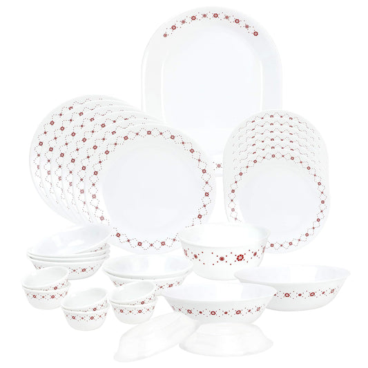 Corelle Crown Glass 30Pcs Dinner Set