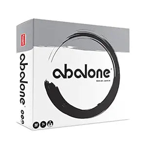 Funskool Abalone, Strategy Game, Board Game for Kids, Adults, Educational, 2 Players, 24 Black & White Marbles, Family Fun, Learning Activity Toy for Childrens, Gift Set for Kid, Ages 7+ Years