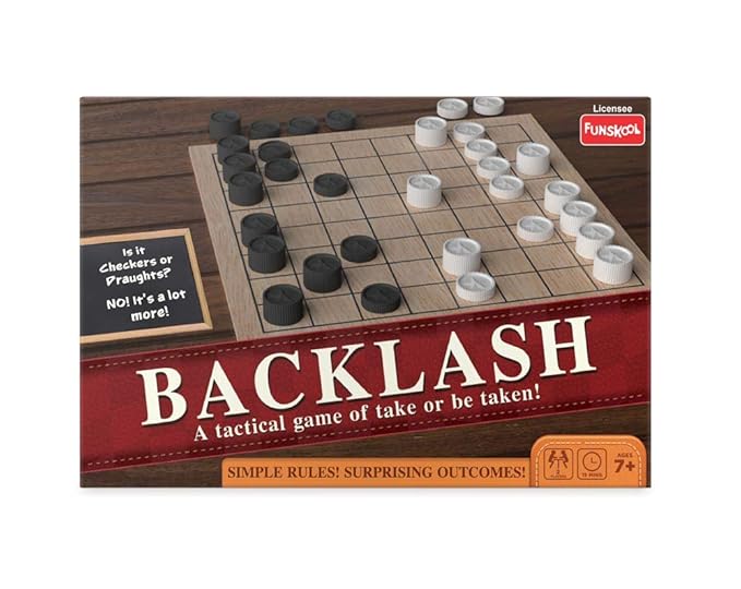 Funskool Kids Games,Backlash, Strategy Game,2 Players, Ages 7 and Above