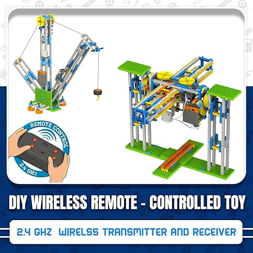 Blix RC Megastructure Remote Control | Toys for Kids | DIY Toy | 1 Kit 8+ Models, Multicolor
