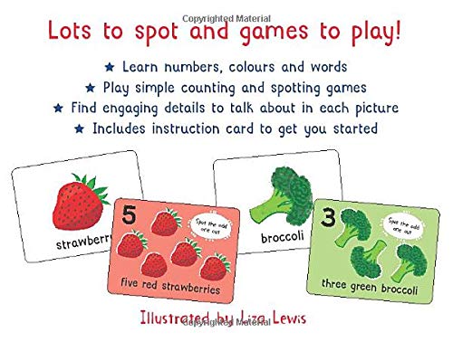 My Food! Flashcards: A Simple and Fun Educational Set for Toddlers Learning Numbers and Colours (Lots to Spot)