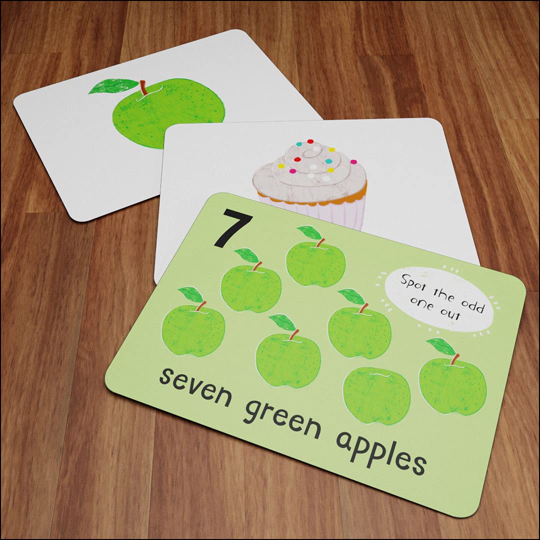 My Food! Flashcards: A Simple and Fun Educational Set for Toddlers Learning Numbers and Colours (Lots to Spot)
