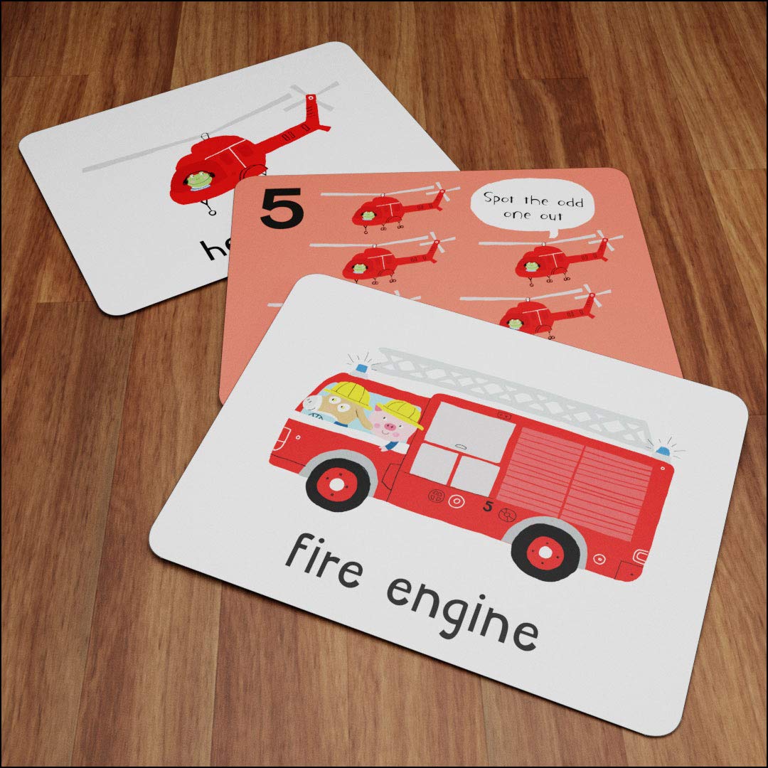 Lots to Spot Flashcards: On the Go!: Durable Toddler Learning Cards to Improve Vocabulary and Number Skills