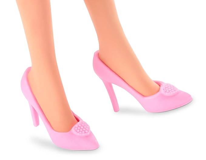 Barbie™ The Movie Doll Wearing Pink and White Gingham Dress with Daisy Chain Necklace