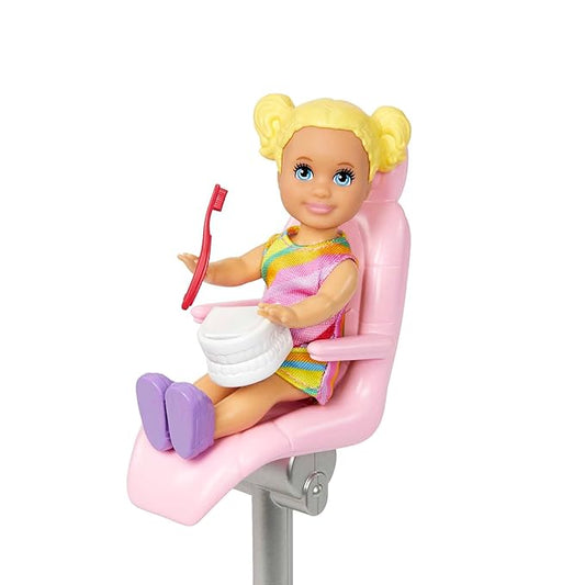 Barbie Careers New Dentist Doll and Playset with Accessories, Medical Doctor Set, Toys