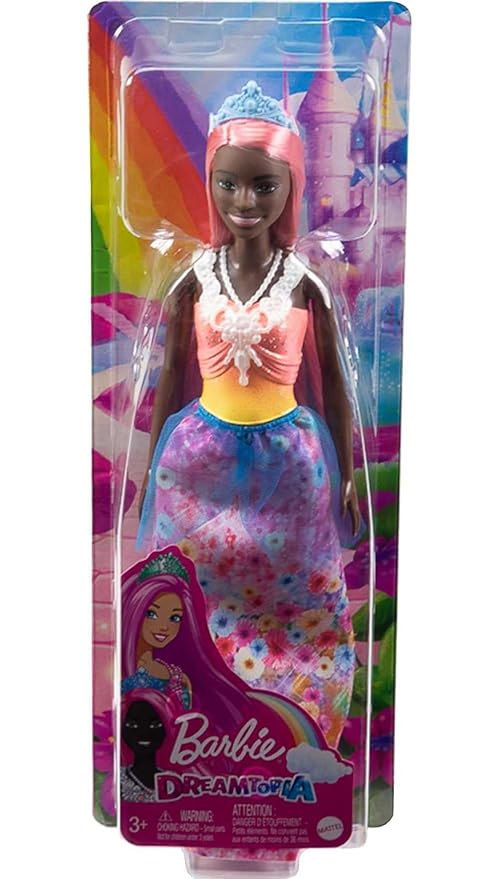 Barbie™ Dreamtopia Princess Doll (Light-Pink Hair), with Sparkly Bodice, Princess Skirt and Tiara, Toy for Kids Ages 3 Years Old and Up