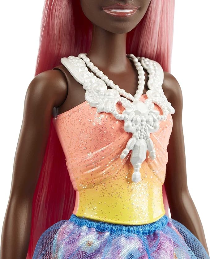 Barbie™ Dreamtopia Princess Doll (Light-Pink Hair), with Sparkly Bodice, Princess Skirt and Tiara, Toy for Kids Ages 3 Years Old and Up
