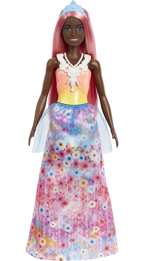 Barbie™ Dreamtopia Princess Doll (Light-Pink Hair), with Sparkly Bodice, Princess Skirt and Tiara, Toy for Kids Ages 3 Years Old and Up