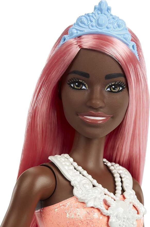 Barbie™ Dreamtopia Princess Doll (Light-Pink Hair), with Sparkly Bodice, Princess Skirt and Tiara, Toy for Kids Ages 3 Years Old and Up