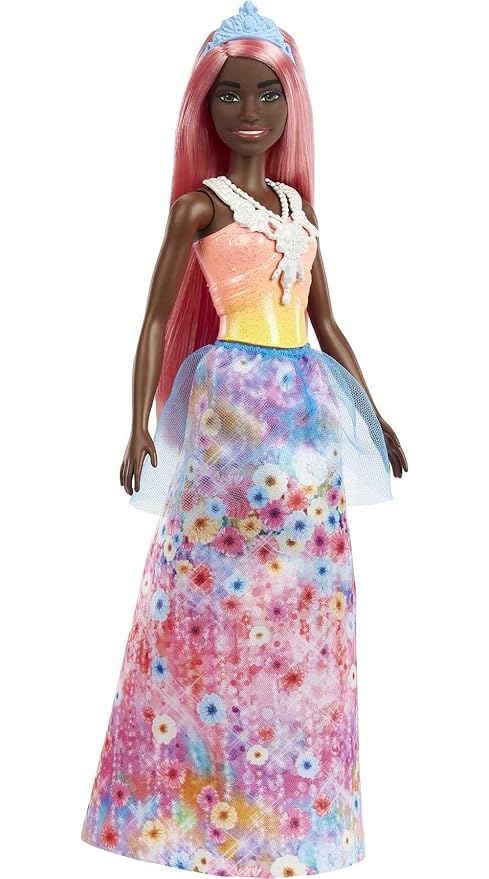Barbie™ Dreamtopia Princess Doll (Light-Pink Hair), with Sparkly Bodice, Princess Skirt and Tiara, Toy for Kids Ages 3 Years Old and Up
