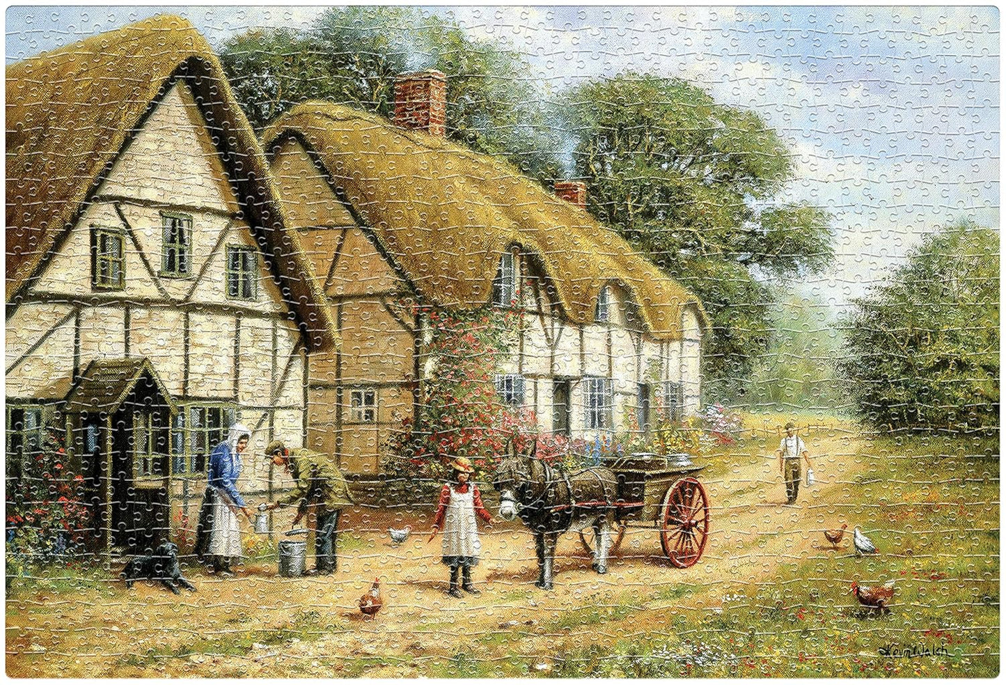 Frank 1000 Pieces - Countryside Pizzle for 14 Years and Above