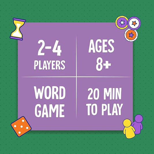 Funskool Games-Chain Letters,Educational & The Letter Sharing Word Game, For Kids, Adults & Family,2 - 4 Players,8 & Above
