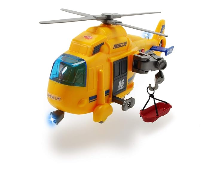 Dickie 203302003 Rescue Copter (Yellow)