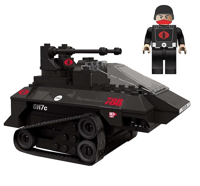 G. I. Joe 3 Gi Joe Military Vehicle Construction Sets, Building Kits (300 Total Pieces)