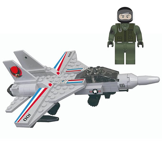 G. I. Joe 3 Gi Joe Military Vehicle Construction Sets, Building Kits (300 Total Pieces)