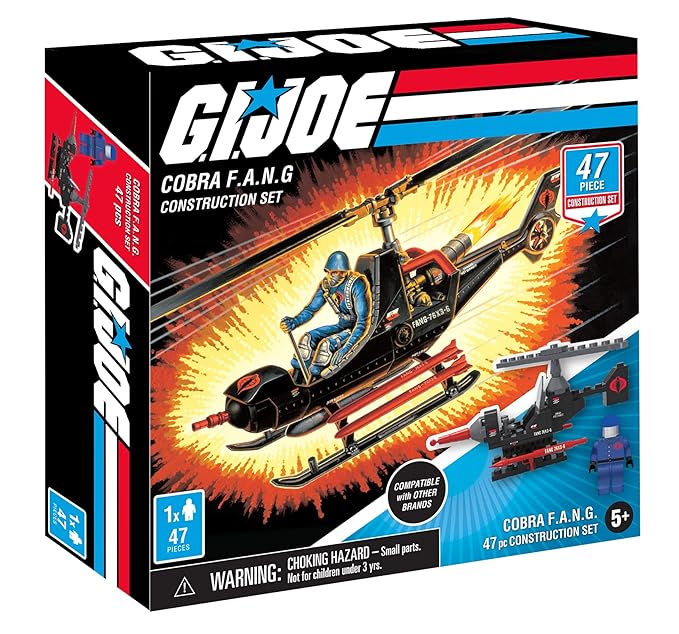 G. I. Joe 3 Gi Joe Military Vehicle Construction Sets, Building Kits (129 Total Pieces)