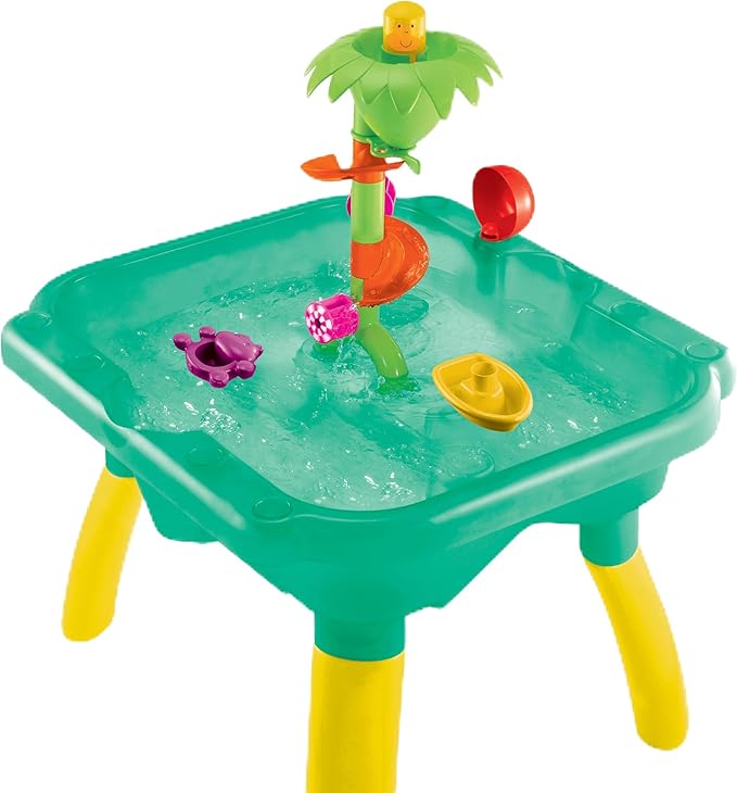 Funskool Giggles Splash n Fun Water Play Table, 10 Accessories for Water Fun Play, Ideal for pre-Schoolers, Multi-Colour.