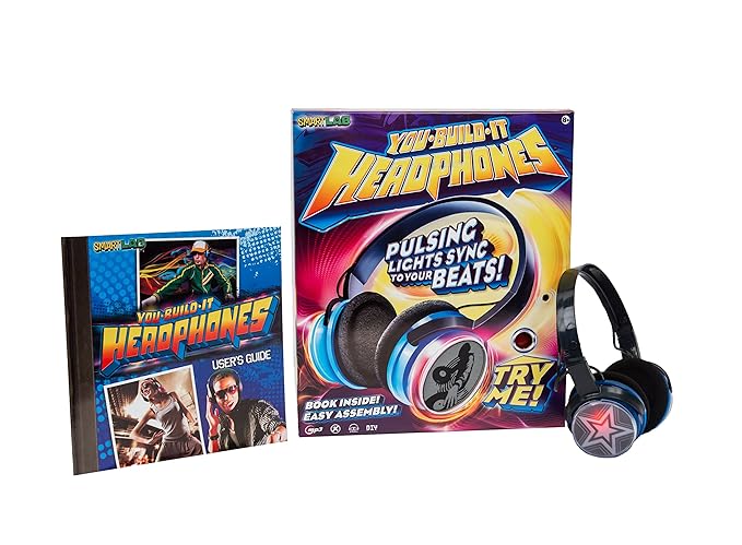 Smart Lab You-Build-It Headphones, Multi Color