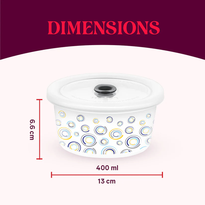 Larah Jupiter Storage Bowl Set, 400ml x 2