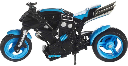 Hot Wheels® 1:18 Moto Assortment, Toy Motorcycles, Large-Scale Toy Bikes, Moto Sports, Detailed Decos, Miniature Race Bikes Color & Design May Vary