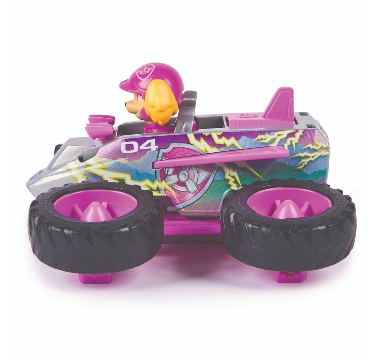 PAW Patrol: Rescue Wheels Skye’s Jet, Toy Truck with Transformation into Jet-Mode and Collectible Action Figure, Kids Toys for 3Y+