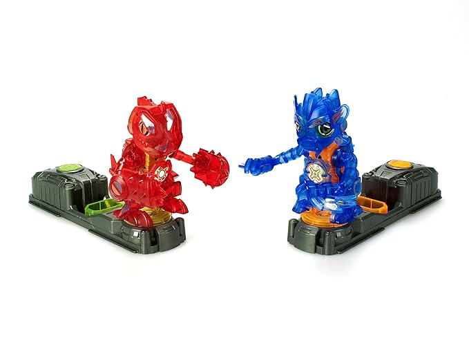 YCOO Deluxe Arena Biopod Kombat - 2 Electronic Creatures with Sound and Light Effects to Build 2 Bases - 10 Models to Collect - LR44 Batteries Included - Children's Toy from 5 Years