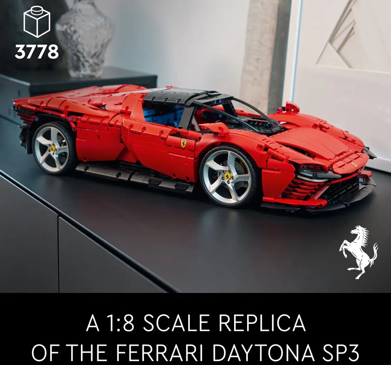 LEGO Technic Ferrari Daytona Sp3 42143 Building Kit (3,778 Pieces), Multi Color