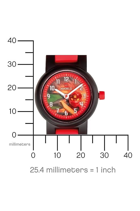 LEGO Unisex-Child 8021643 Ninjago Kai Minifigure Link Analog Watch