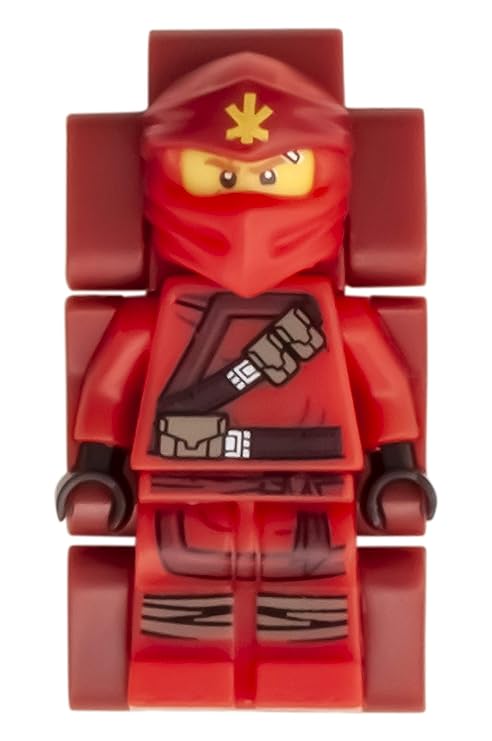 LEGO Unisex-Child 8021643 Ninjago Kai Minifigure Link Analog Watch