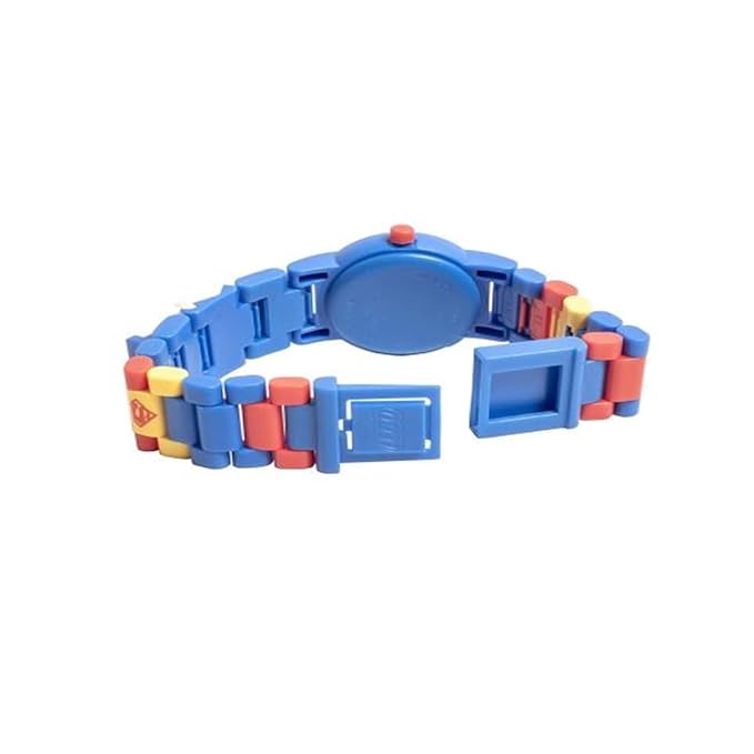 LEGO Kid DC Superman Minifigure Link Analog Watch 8021575