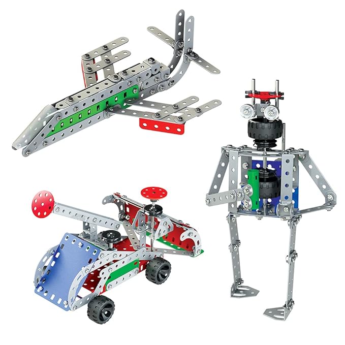 Mechanix-4 Smart Bag, STEM Toy, Building and Construction Set for Boys and Girls Age 7+ Years