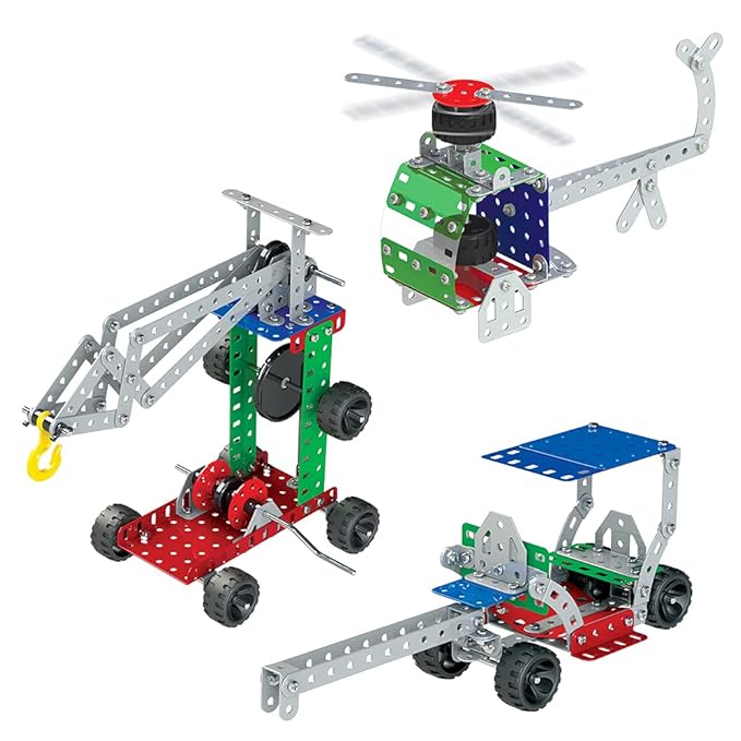 Mechanix-4 Smart Bag, STEM Toy, Building and Construction Set for Boys and Girls Age 7+ Years