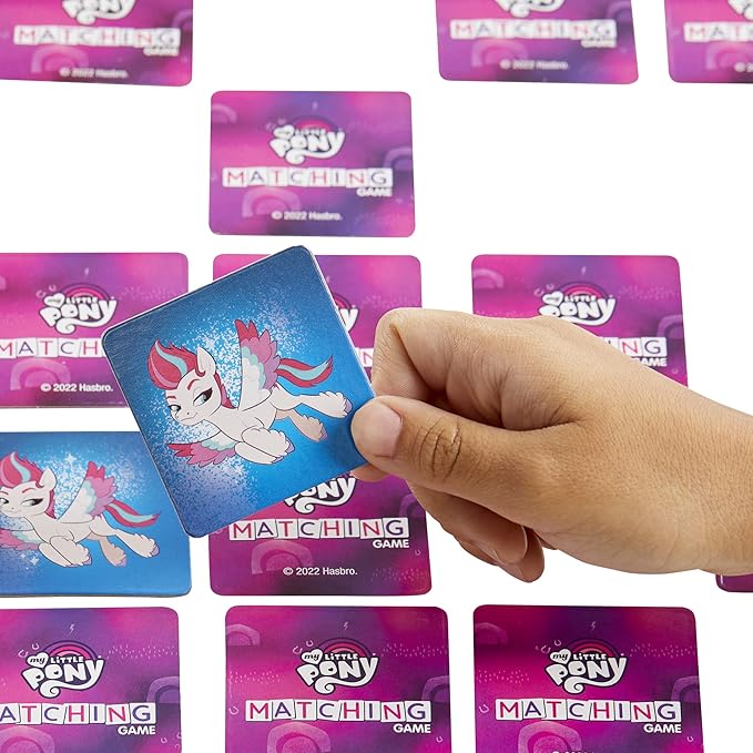 Hasbro Gaming My Little Pony Matching Game for Kids Ages 3 and Up, Fun Preschool Game for 1+ Players