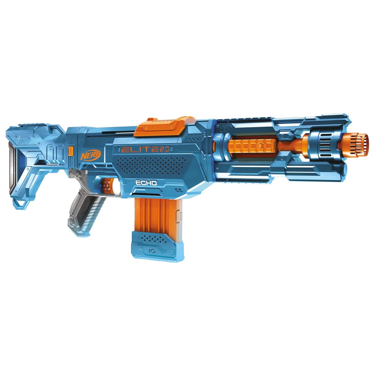 Nerf Elite 2.0 Echo Cs-10 Toy Blaster, 24 Darts,10-Dart Clip, Christmas and Birthday Gifts for Kids Teens and Adults, Outdoor Toy for Kids Ages 8+, Best Xmas Gift, Multicolor