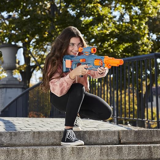 Nerf Elite 2.0 Eaglepoint RD-8 Toy Blaster, 16 Nerf Darts, Fun Toy for Kids Teens and Adults, Outdoor Play for Boys, Birthday Gift for Kids Ages 8+