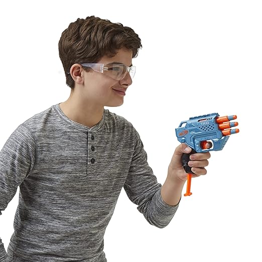 Nerf Elite 2.0 Trio Sd-3 Blaster, 6 Darts, 3-Barrel Blasting, Tactical Rail for Customizing Capability, Multicolour