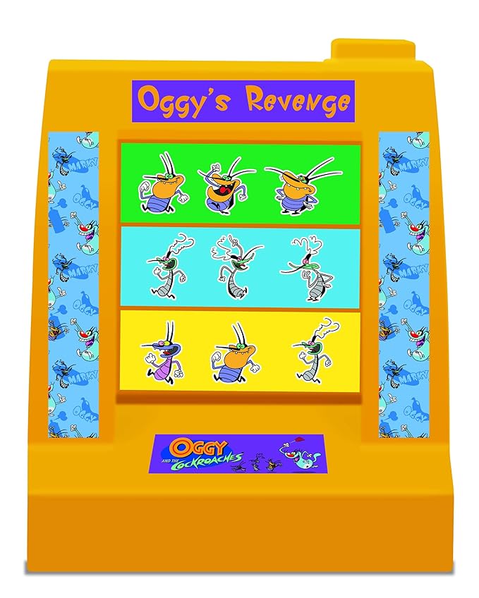 Funskool Games Kid's and Family's Oggy's Revenge, The Swatting Game, Family Entertainment Game (Multicolor, 2-4 Players, 4 and Above)