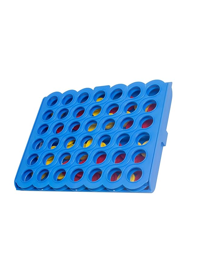 Funskool Strike 4, Classic Disc Dropping Game, Strategy Game, Board Game for Kids, Adults, Families, Educational, 2 Players, Family Fun, Activity Toy for Childrens, Gift Set for Kid, Ages 6+ Years
