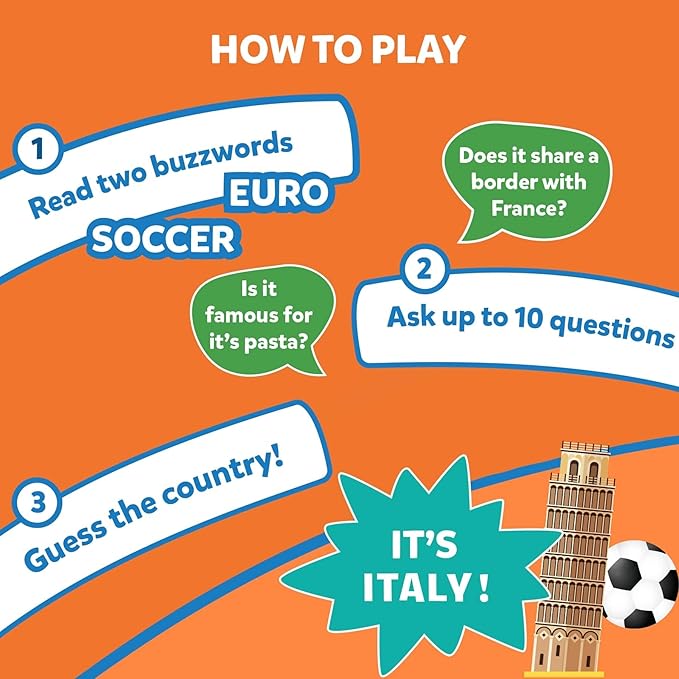 Skillmatics Guess in 10 Countries of the World, Perfect for Boys, Girls, Kids & Families Who Love Card Games, Educational Toys, Board Games, Trivia, Gifts for Ages 8, 9, 10 & Up