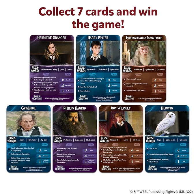 Skillmatics Guess in 10 Harry Potter, Card Game for Boys, Girls, Kids, Families, Teens & Adults, Play with Wizards, Magic, Ron, Hermione, Dumbledore, Snape, Gifts for Ages 8, 9, 10 and Up
