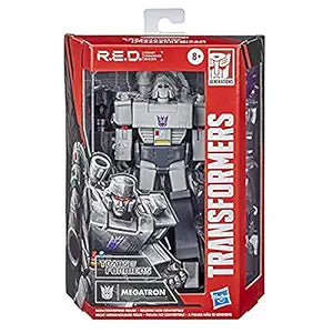 Transformers RED [Robot Enhanced Design] Vintage G1 Megatron Action Figure 8 Years & Above (Grey)