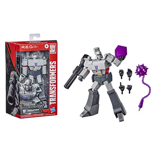 Transformers RED [Robot Enhanced Design] Vintage G1 Megatron Action Figure 8 Years & Above (Grey)