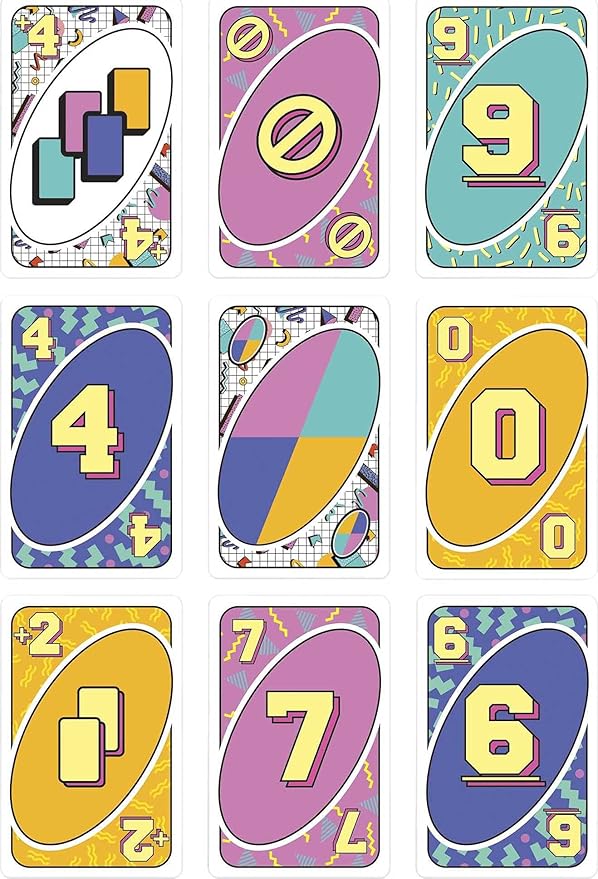 Mattel Games Uno Iconic 1990S Card Game For Kids, Pack Of 1