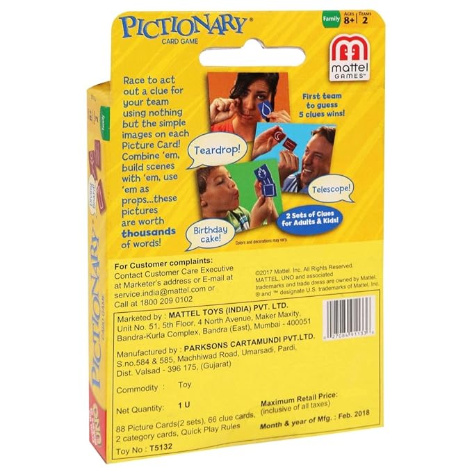 Pictionary Hip Pocket Edition Lee Jeans (1988)