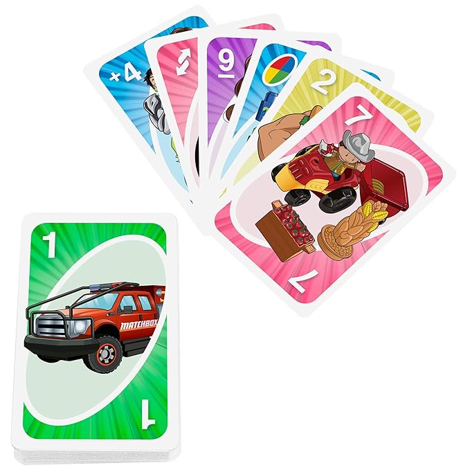 Mattel UNO - THANK YOU HEROES Card Game for Kid