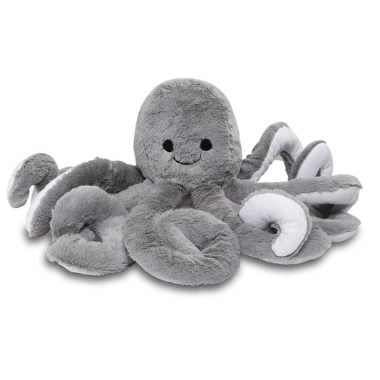 Play Hour Giant Realistic Stuffed Octopus Plush Soft Toy for Ages 3 Years and Up - Grey, 60cm